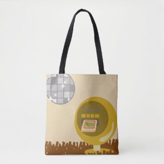 Groovy Eight Track Days Retro Music Illustration