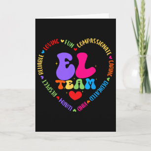 Groovy El Team Teacher Appreciation Week Back To S Card