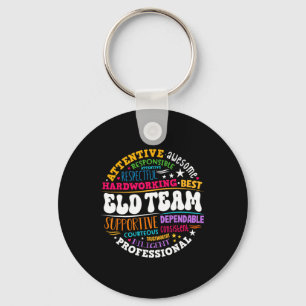 Groovy Eld Team Crew English Language Development  Keychain