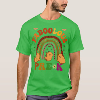 Groovy FABOOLOUS PRE-K TEACHER Costume This Is My T-Shirt