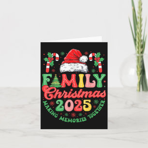 Groovy Family Christmas 2025 Making Memories Santa Card
