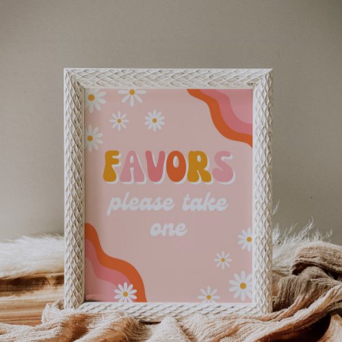 Groovy Favors Sign  Groovy Sign  Groovy Party