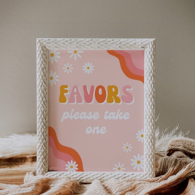 Groovy Favors Sign | Groovy Sign | Groovy Party (Creator Uploaded)