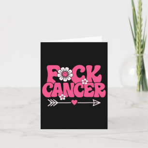 Groovy Fck Cancer  Card
