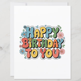 Groovy Floral Birthday