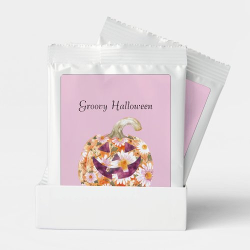 Groovy Floral Pumpkin Halloween Hot Chocolate Drink Mix