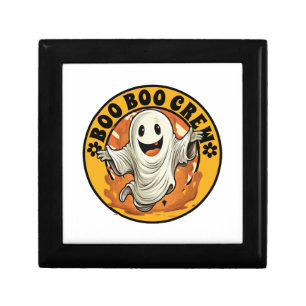 Groovy Flower Boo Boo Crew Halloween Orange Ghost Gift Box
