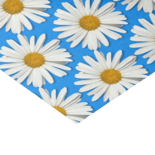 Groovy Flower Child White Daisy Hippie Blossoms Tissue Paper