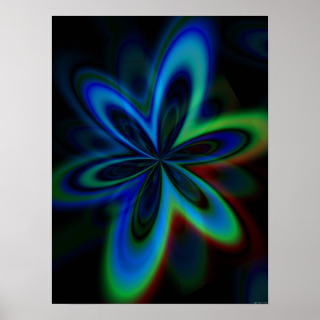 Groovy Flower Poster (Front)