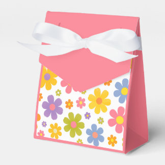 Groovy Flower Power Favor Boxes