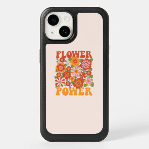 Groovy Flower Power Graphic OtterBox iPhone 14 Case