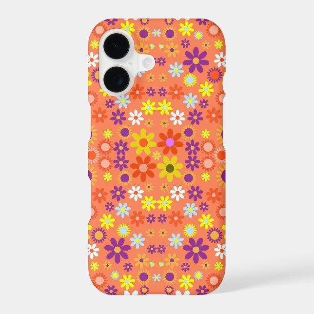 Groovy Flower Power iPhone Case (Back)