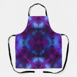 Groovy Flowers &amp; Circles Tie Dye Apron