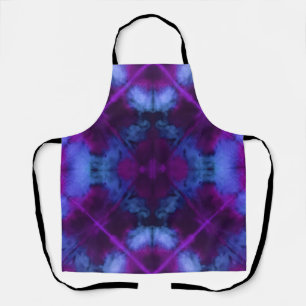 Groovy Flowers & Circles Tie Dye Apron