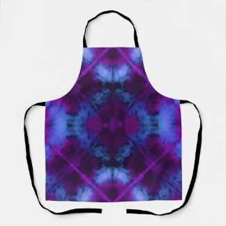Groovy Flowers & Circles Tie Dye Apron