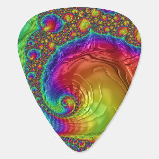 Groovy Fractal Guitar Pick