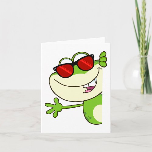 Groovy Frog Card