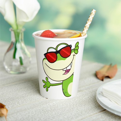 Groovy Frog Paper Cups