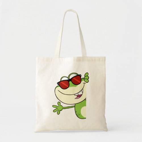 Groovy Frog Tote Bag