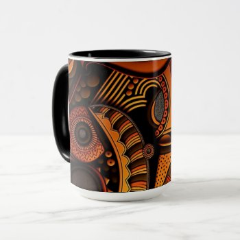 Groovy Funky Abstract Coffee Mug by SharonCullars at Zazzle