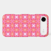 Groovy Funky Girly Pink Floral Butterfly Art Case-Mate iPhone Case (Back (Horizontal))