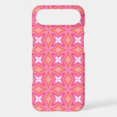 Groovy Funky Girly Pink Floral Butterfly Art Case-Mate iPhone Case (Back)