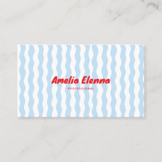groovy funky soft business card