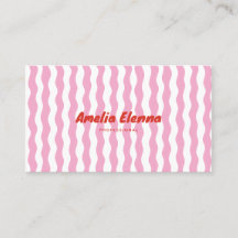 groovy funky soft business card