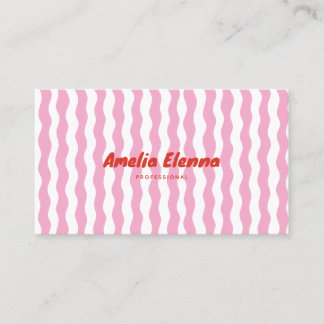 groovy funky soft business card