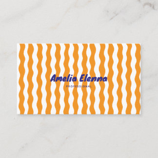 groovy funky soft business card