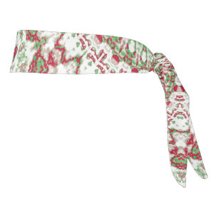 Groovy Funky Tie Dye Christmas Boho Hippie Mandala Headband