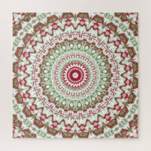 Groovy Funky Tie Dye Christmas Boho Hippie Mandala