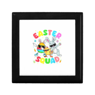 Groovy Funny Rabbit Egg Chick Easter Squad Day Men Gift Box