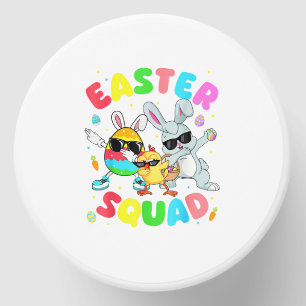 Groovy Funny Rabbit Egg Chick Easter Squad Day Men Mini Candle Favors