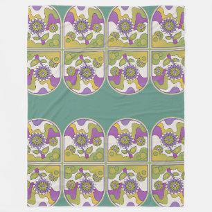 Groovy Garden Fleece Blanket