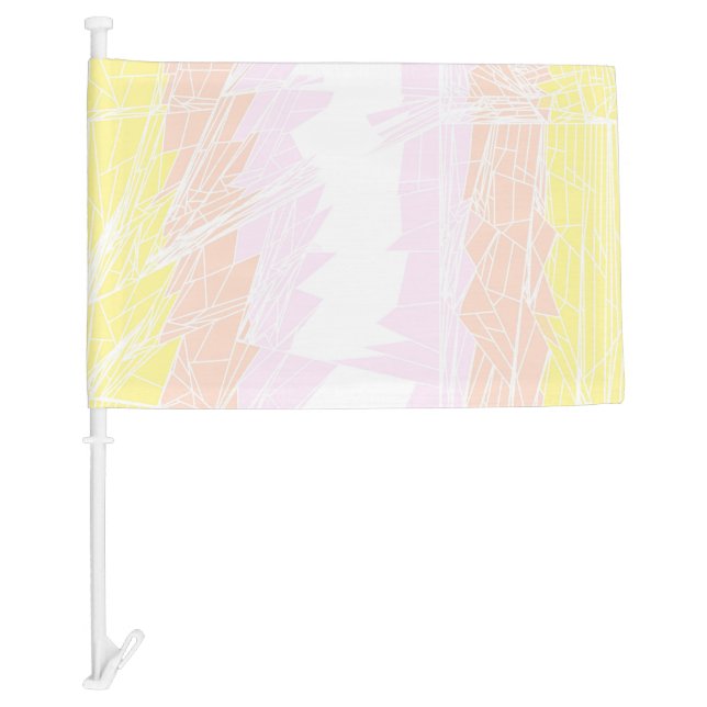 Groovy Geometric Abstract Pangender Pride Flag (Front)