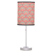 Groovy Geometric Floral Table Lamp (Front)