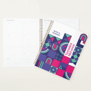 Groovy Geometry Planner 2026 – Custom DIY Design