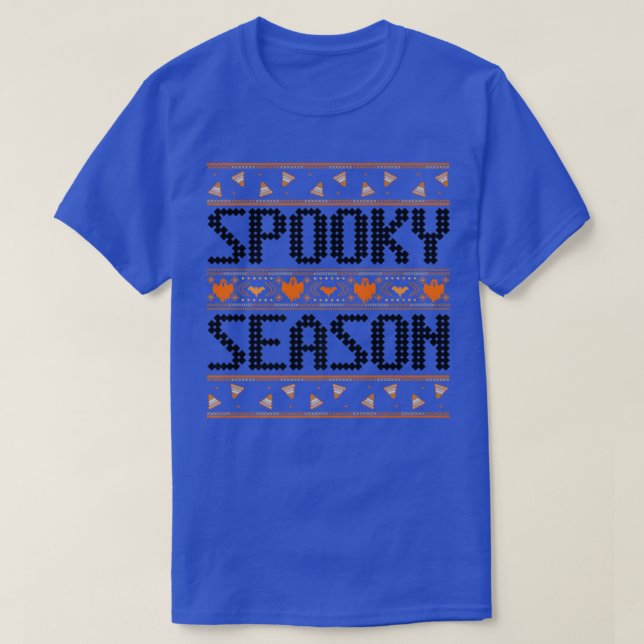 Groovy Ghost Spooky Season 851 T-Shirt (Design Front)