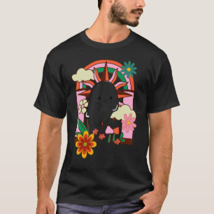 Groovy Ghost Spooky Season Boho Spooky Ghost T-Shirt
