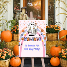 Groovy Ghost Trick or Treat Halloween Birthday 