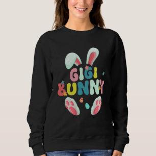 Groovy Gigi Bunny Happy Easter Mother's Day 2023 Sweatshirt