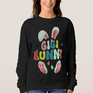 Groovy Gigi Bunny Happy Easter Mother's Day 2023 Sweatshirt