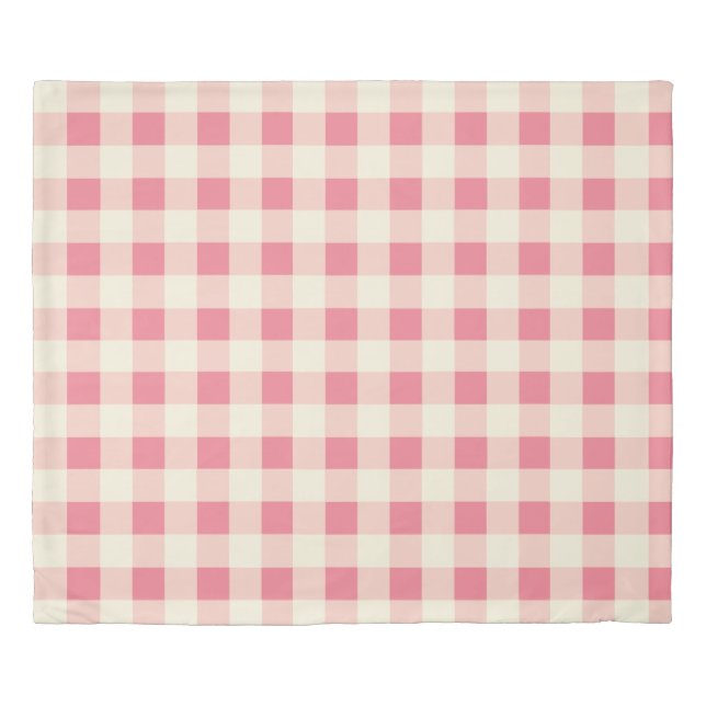 Groovy Gingham Jungle Duvet Cover (Front)