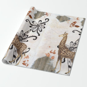Groovy Giraffe Wrapping Paper