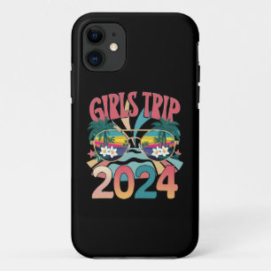 Groovy Girls Trip 2024 Weekend Summer Beach iPhone 11 Case