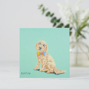 Groovy Goldendoodle Note Cards
