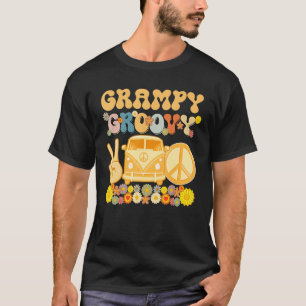 Groovy Grampy Retro Matching Family Baby Shower Fa T-Shirt