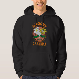 Groovy Grandma 70s Aesthetic Nostalgia 1970's Retr Hoodie