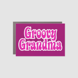 Groovy Grandma Car Magnet